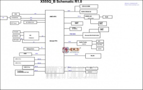 ASUS X555QG X555Q GX0417T REV2.0华硕笔记本主板图纸