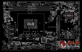 ASUS H110M-A D3 REV1.02华硕台式电脑主板维修点位图FZ