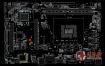 ASUS H110M-C D520MT DP_MB REV1.02华硕台式电脑主板维修点位图FZ