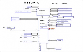 ASUS H110M-K REV1.02华硕电脑主板维修图纸