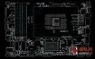 华硕H110S1 Rev1.01台式电脑主板点位图FZ