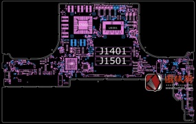 Asus华硕玩家国度ROG冰刃新锐GU501GM Rev2.3 60NR00F0-MB4280笔记本电脑主板点位图PDF