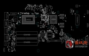 HP 14-cf0052od HEDWIG 6050A2992901-MB-A02 (A2)惠普笔记本主板点位图CAD