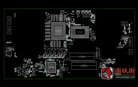 Thinkpad X1 Extreme Gen 4 LCH-1 E-GPU 213015-1 (Cheetah) REV -1联想笔记本电脑主板点位图BRD