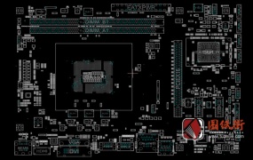 ASUS H81M-A DP REV 1.00台式电脑主板点位图