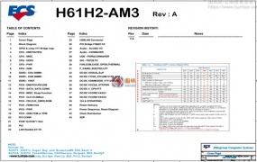 宏基N4610 方正E560 H61H2-AM3 Rev : A精英电脑主板电路原理图