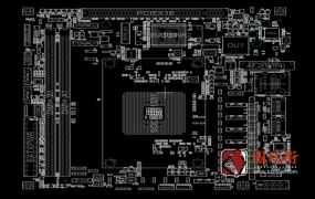 ASUS ROG STRIX X370-I华硕台式电脑主板点位图