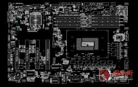 ASUS PRIME B660M-A WIFI D4 REV1.01华硕台式电脑主板点位图下载
