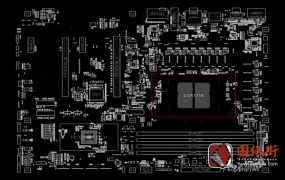 ASUS TUF GAMING B650-PLUS WIFI 1.04华硕台式电脑主板点位图CAD