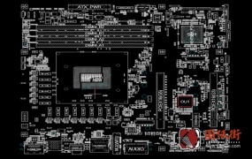 Asus TUF GAMING B660M-PLUS D4 60MB1940-MB0A01 Rev 1.00X 华硕台式电脑主板点位图下载