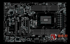 ASUS STRIX X99 GAMING REV1.00A华硕台式电脑主板点位图FZ
