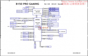 Asus B150 PRO GAMING Rev1.00华硕电脑主板电路原理图纸