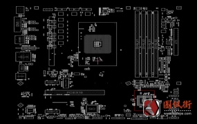Gigabyte A520M DS3H REV1.0 技嘉台式电脑主板点位图TVW