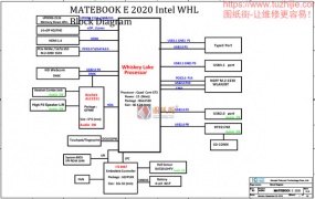 Huawei MateBook E 2020/华硕VivoBook ADOL14F X403FA NB8619_PCB_MB_V4 Rev V1.0华硕笔记本电脑图纸