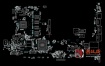 Asus X401U-M3 Rev2.0华硕笔记本主板维修点位图FZ