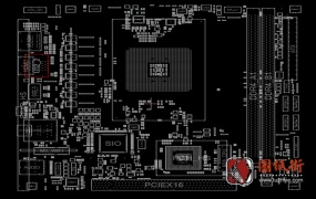 Gigabyte B550I AORUS PRO AX REV1.0技嘉电脑主板维修点位图TVW