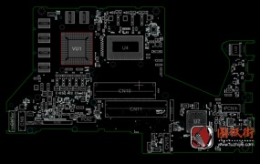 ASUS TUF Gaming F15 FX506LU DABKXFMBAC0 Quanta BKXF REV 1.2华硕飞行堡垒笔记本电脑主板点位图CAD