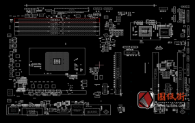 GA-AX370-GAMING 3 REV1.04技嘉电脑主板点位图