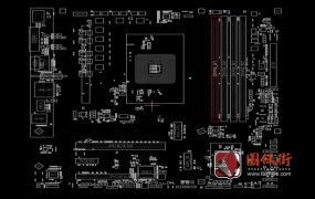 技嘉Gigabyte B550M DS3H REV1.0 1.01电脑主板维修点位图纸TVW合集