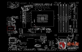 Gigabyte B560M DS3H AC REV1.0 1.01技嘉台式电脑主板维修点位图合集